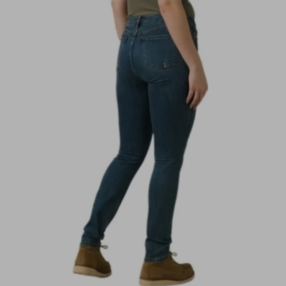 Prana Organic Cotton Sienna Skinny Jeans In True Blue Size 30 NWT - Picture 2 of 11
